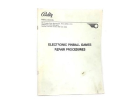 Manual Bally - Repair Procedures 1980 (used)