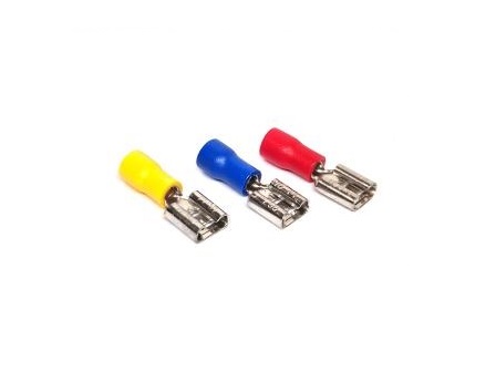 Schuif Kabel Schoen Geisoleerd 6,3 x 0,8 mm (nieuw)