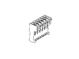 Molex Connector IDC 0,156" 2 Polig (nieuw)