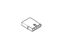 Molex Connector Female 0,093" 4 Polig (nieuw)