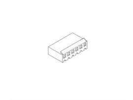 Molex Connector Female 0,156" 2 Polig (nieuw)