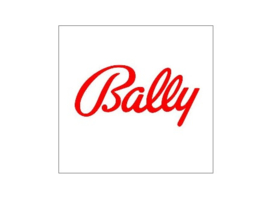 Munt Inworp Decal Bally Logo Rood (nieuw)