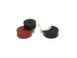 Rebound Rubber Wit 1-1/4" (nieuw)