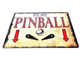 Game Room Sign "Pinball" (new) 03