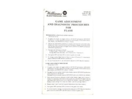 Operators Handbook Williams - Flash (used)