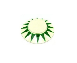 Popbumper Cap Sun Groen / Blanco (nieuw)