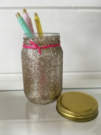 Glitter pot Goud