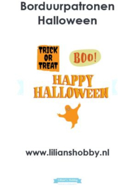 Borduurpatronenboekje digitaal met Halloweenpatronen - LielDesign