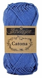 Garen catona 261 capri blue - 50 gram Scheepjes