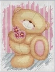 Borduurpakket teddy bear - Luca-S