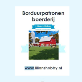 Borduurpatronenboekje digitaal met boerderijpatronen - LielDesign