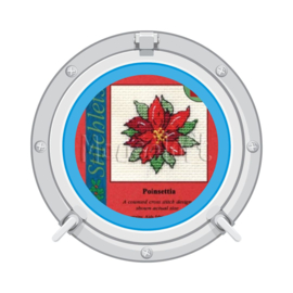 Borduurpakket poinsettia - Mouseloft