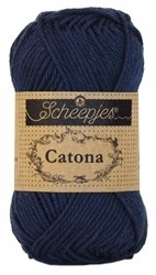 Garen catona 124 ultramarine - 50 gram Scheepjes