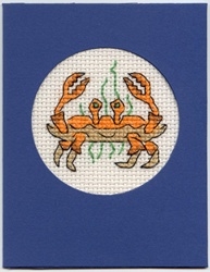 Borduurpakket crab by the sea - Mouseloft