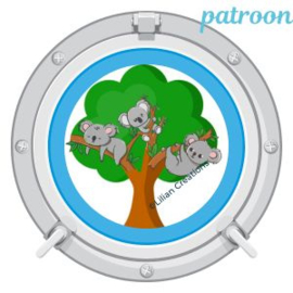 Digitaal borduurpatroon Koalat(h)ree - LielDesign