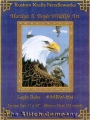 Borduurpatroon Eagle Babe - Kustom Kraft Needleworks