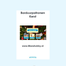 Borduurpatronenboekje digitaal met Kerstpatronen - LielDesign