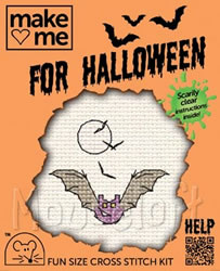 Borduurpakket Halloween! vleermuis - Mouseloft