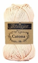 Garen  catona 263 peta peach - 50 gram Scheepjes