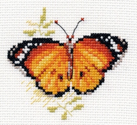 Borduurpakket butterfly orange - Alisa