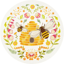Borduurpakket vrij borduren folk bees - Bothy Threads