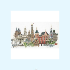 Borduurpakket Amsterdam - Thea Gouverneur