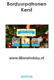 Borduurpatronenboekje digitaal met Kerstpatronen - LielDesign