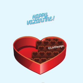 Borduurpatroon happy Valentine digitaal gratis - LielDesign