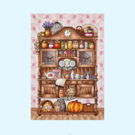 Borduurpakket Kitchen Cabinet with Owls - PANNA
