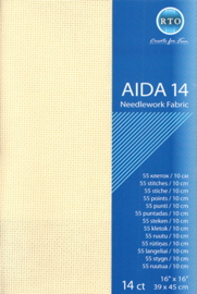Aida 14 ct packages crème 39 x 45cm