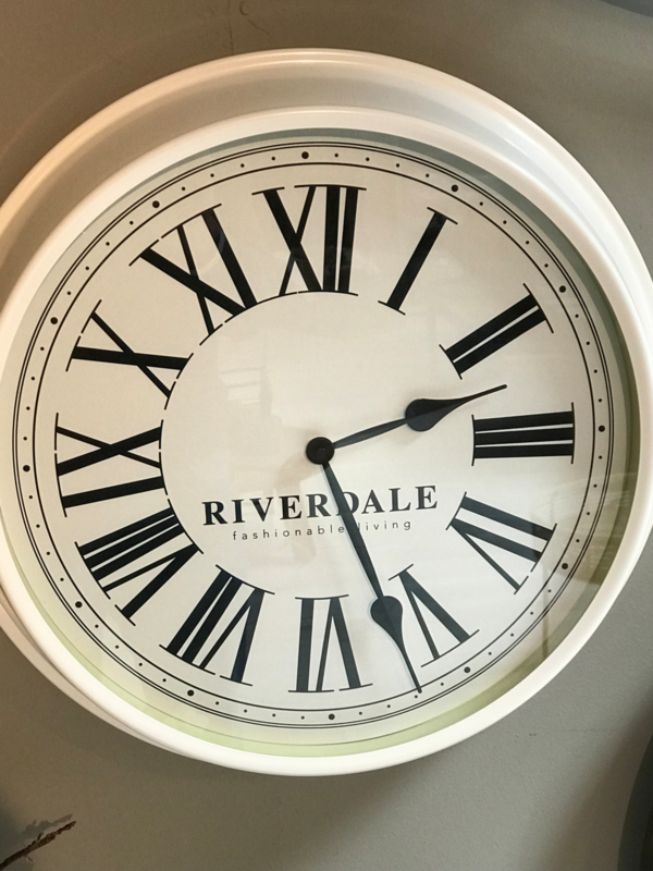 Riverdale metaal 52cm | Klokken Casa Cosi Wonen