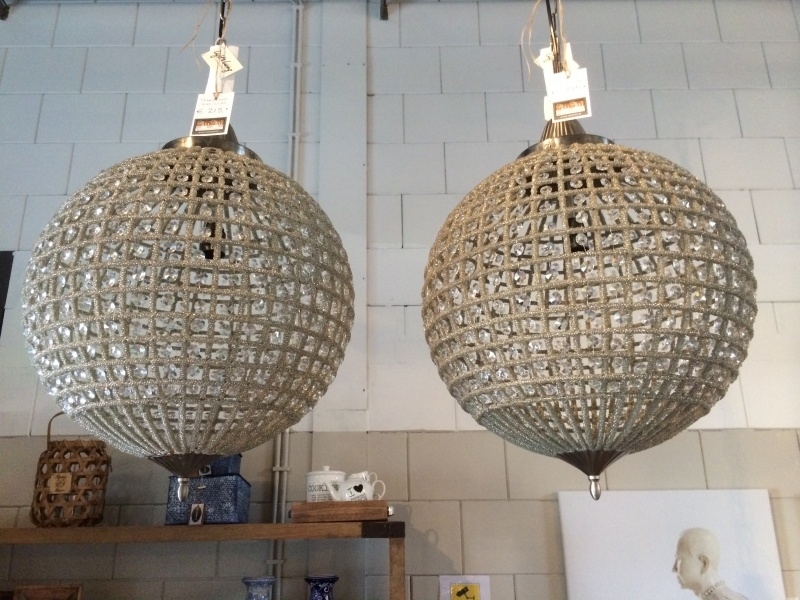 Wonderbaarlijk Hanglamp Nikkel Glas Kralen | Hanglampen | Casa Cosi Wonen NK-94