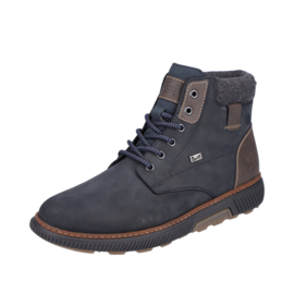 Rieker Heren Veterlaarsje Blauw B3343.15