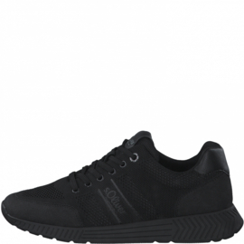 s'Oliver Heren Sneaker Zwart 13608