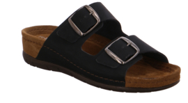 Rohde Dames Slipper 2 banden Zwart 5856.90