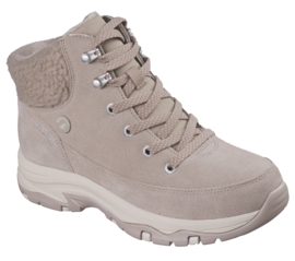 Skechers Dames Veterlaarsje Slip-In Beige 167894 TPE