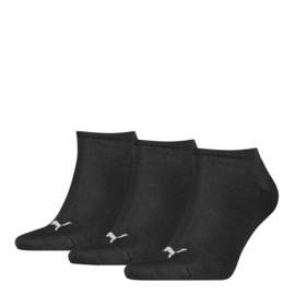 Puma Sneaker Sokken Zwart 3-pack 261080.200