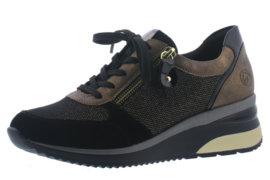 Remonte Sneaker Zwart/Goud D2400.90