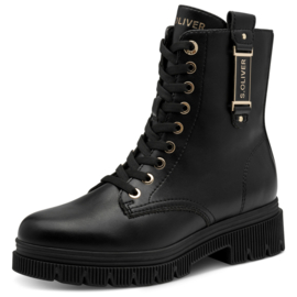 s.Oliver Dames Veterlaarsje Zwart 25262.001