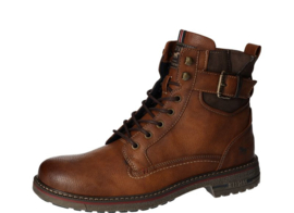 Mustang Heren Enkellaarsje Cognac 4201501