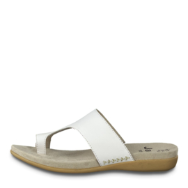 Jana Dames Teenslipper Wit 27150