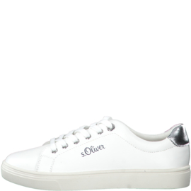 s.Oliver Dames Sneaker Wit 23660