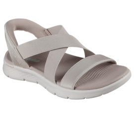 Skechers Dames Sandaal Taupe Slip-In 141489 TPE