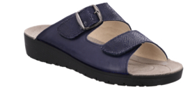 Rohde Dames Slipper 2 banden Blauw 1417.56