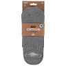 Bio Cotton Lage Sneaker sokjes  4-pack Grijs 158415