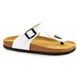 Bio Rock Teenslipper Wit Lak T30050