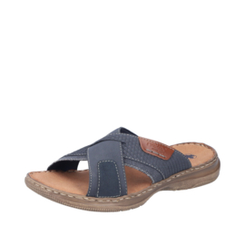 Rieker Heren Slipper Blauw 21491.14