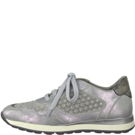 Jana Sneaker Zilver/Grijs 23624