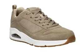 Skechers Heren Sneaker Taupe Nubuck 52456