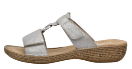 Rieker Dames Slipper Zilver  658P9